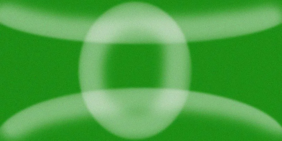 Abstract green background with soft white glowing circular and curved light.. Stock Illustration