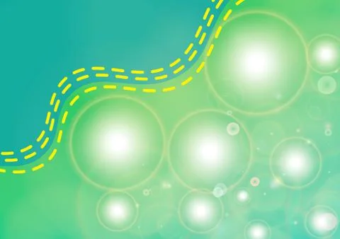 Abstract green background with a sparkle of light Illustrazione stock
