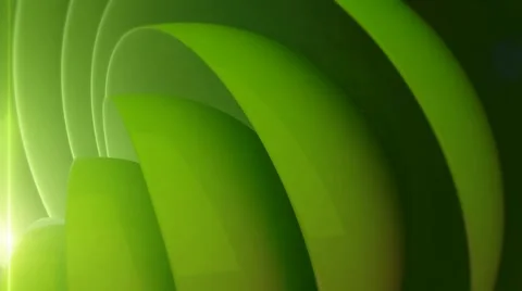 Abstract green background with spherical circles in motion Stock Footage 41203466