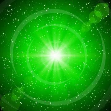 Abstract green background for st. patrick's day. Stock Illustration