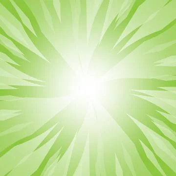 Abstract green background with sun ray. Summer vector Stock Illustration