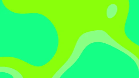 Abstract green background with swirling fluid shapes Stock Footage 293770898