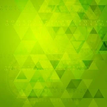 Abstract green background with triangles Abstract green background with tr... 스톡 사진