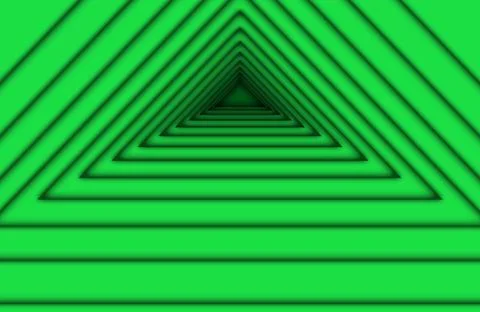 Abstract green background with triangles Stock Illustration