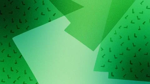 Abstract green background with triangles Stock Illustration