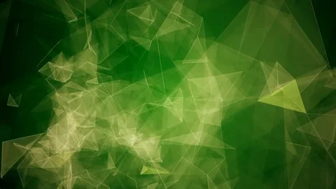 Abstract green background with triangles for presentation Stock Footage 241598119