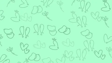 Abstract green background with various shapes and patterns. Stock Illustration