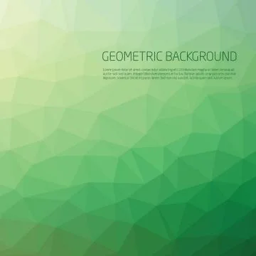Abstract Green Background Vector Stock Illustration