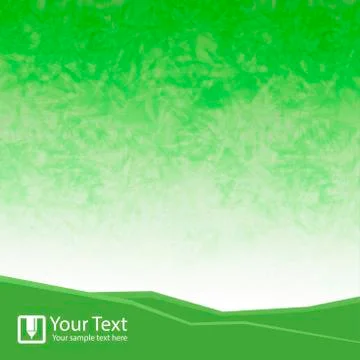 Abstract green background vector illustration. Stock Illustration