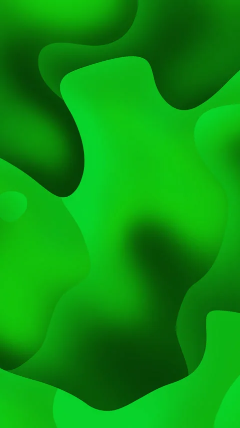 Abstract green background with wavy shapes Video stock 310372268
