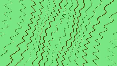 Abstract green background with wavy vertical lines Stock Illustration