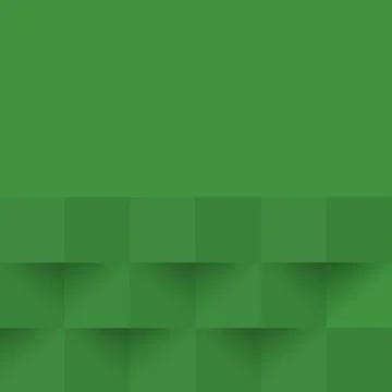 Abstract green background, web template, squares with shadow - Vector Illustrazione stock