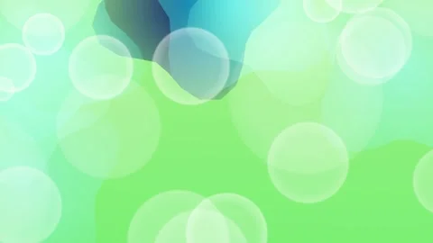 Abstract Green Background with White Circles. Stock Footage 328998734