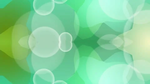 Abstract Green Background with White Circles. Stock Footage 329470139
