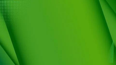 Abstract green banner background with diagonal lines and dots for business Stock Illustration