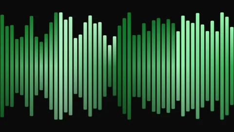 Abstract Green Barcode Style Background on Black 스톡 동영상 331483319