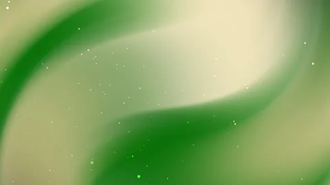 Abstract Green Beige Gradient Background with Flowing Light Particles Stock Footage 328285751