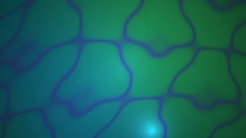 Abstract green blue glowing network grid animated background loop depicting.. Stock Footage 346341936