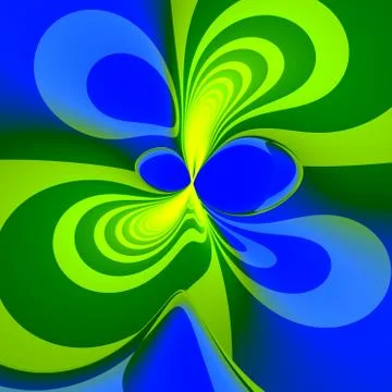 Abstract green blue splash background - unique Stock Illustration