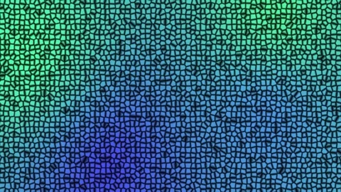 Abstract Green Blue Squiggle Cells 4K Loop Stock Footage 283861206