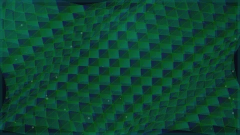 Abstract Green Blue Woven Texture Background with Particles Stock Footage 346659913