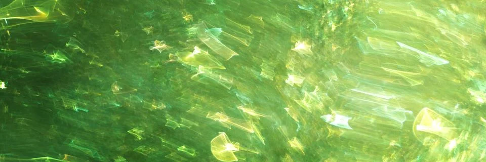 Abstract green blurred background, web banner Stock Photos