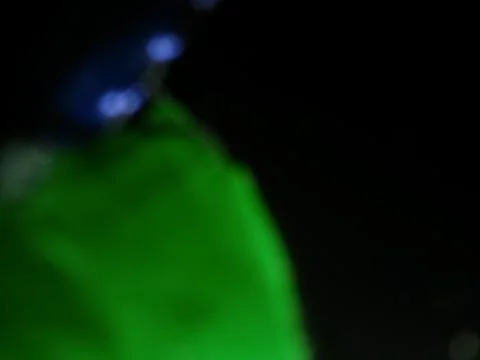 Abstract green blurry background with different elements  with shadows and li Stock Photos
