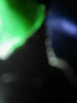 Abstract green blurry background with different elements  with shadows and li Stockfoto's