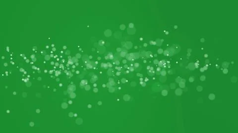 Abstract green bokeh background 3D render illustration Stock Illustration