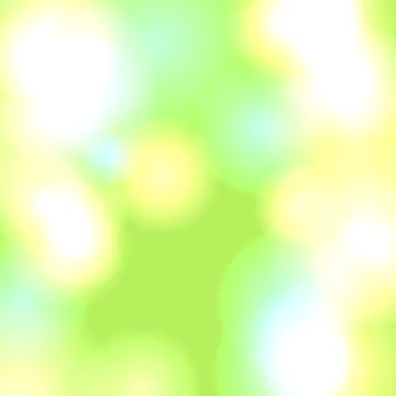 Abstract green bokeh background with bright yellow light spots and soft foc.. Stock Illustration