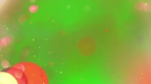 Abstract green bokeh background with floating light orbs with making ideal Stock-Footage 345216232