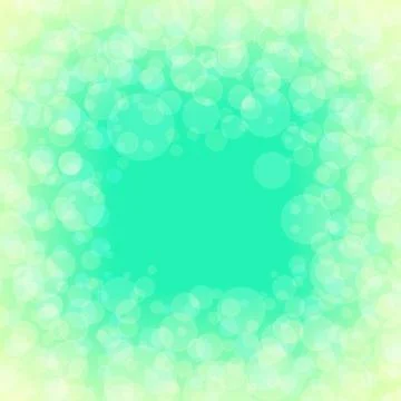 Abstract Green Bokeh Background Stock Illustration