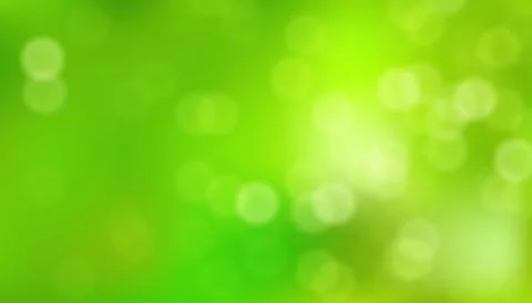 Abstract green bokeh background with soft glowing circles. Bright and vibra.. 库存插图