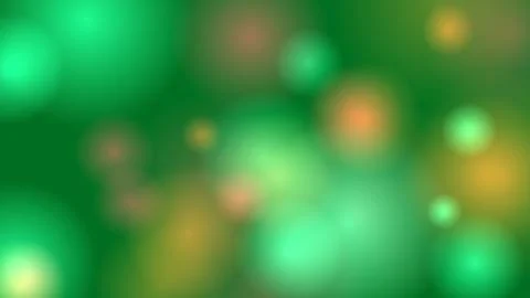 Abstract Green Bokeh Background with Soft Blurry Circles for Festive Decora.. Stock Illustration