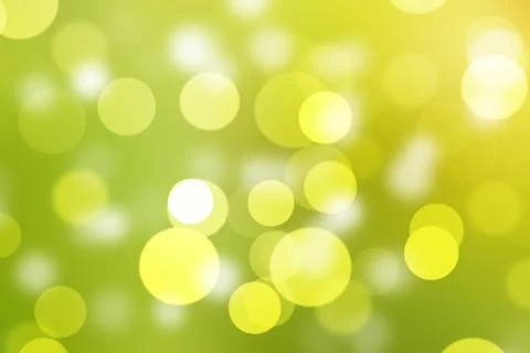 Abstract green bokeh light background Stock Illustration