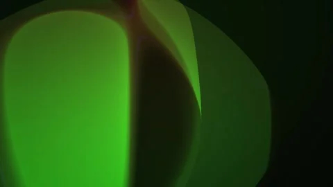 Abstract green bokeh light effect glowing softly on a dark background. Stock Footage 346341995