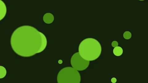 Abstract green bokeh loops for creative projects Stock Footage 325768735