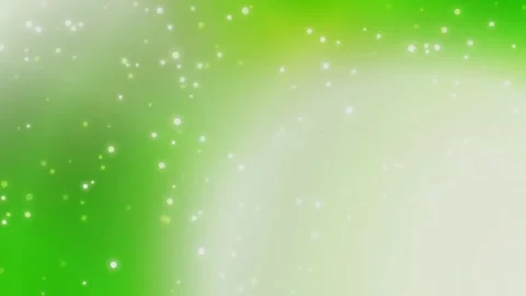 Abstract Green Bokeh Particles Background with Soft Light Stock Footage 332920027