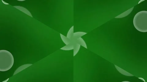 Abstract Green Bokeh Pattern with Radial Symmetry Stock Footage 329264945