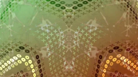 Abstract green brown halftone pattern background with symbols a and featuring Stock Footage 336099605