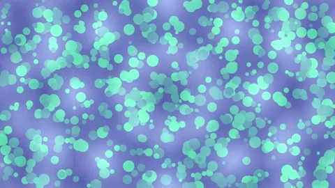 Abstract Green Bubbles Floating on a Soft Blue Gradient Background with Geo.. Stock Footage 332503397