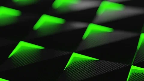 Abstract green carbonfiber panels loop Stock Footage 83178121