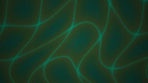 Abstract Green Caustics Light Patterns Moving on Dark Water Surface Backgroun Stock Footage 340517824