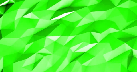 Abstract green chroma key geometrical plexus like background with movement Vidéo 252182603