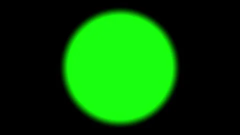 Abstract green circle expands rapidly across black background creating smooth 스톡 동영상 340940843