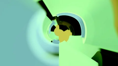 Abstract Green Circle Stock Footage 289121984
