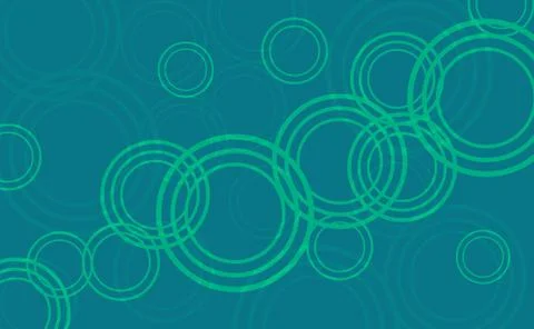 Abstract green circles background Stock Illustration