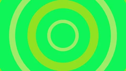 Abstract green circles background pattern Illustrazione stock
