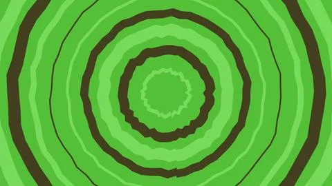 Abstract green circles pattern with dark rings Stock Illustration