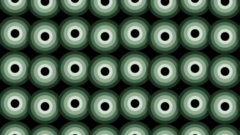 Abstract green circles pattern moving stock video animation Video stock 344607800